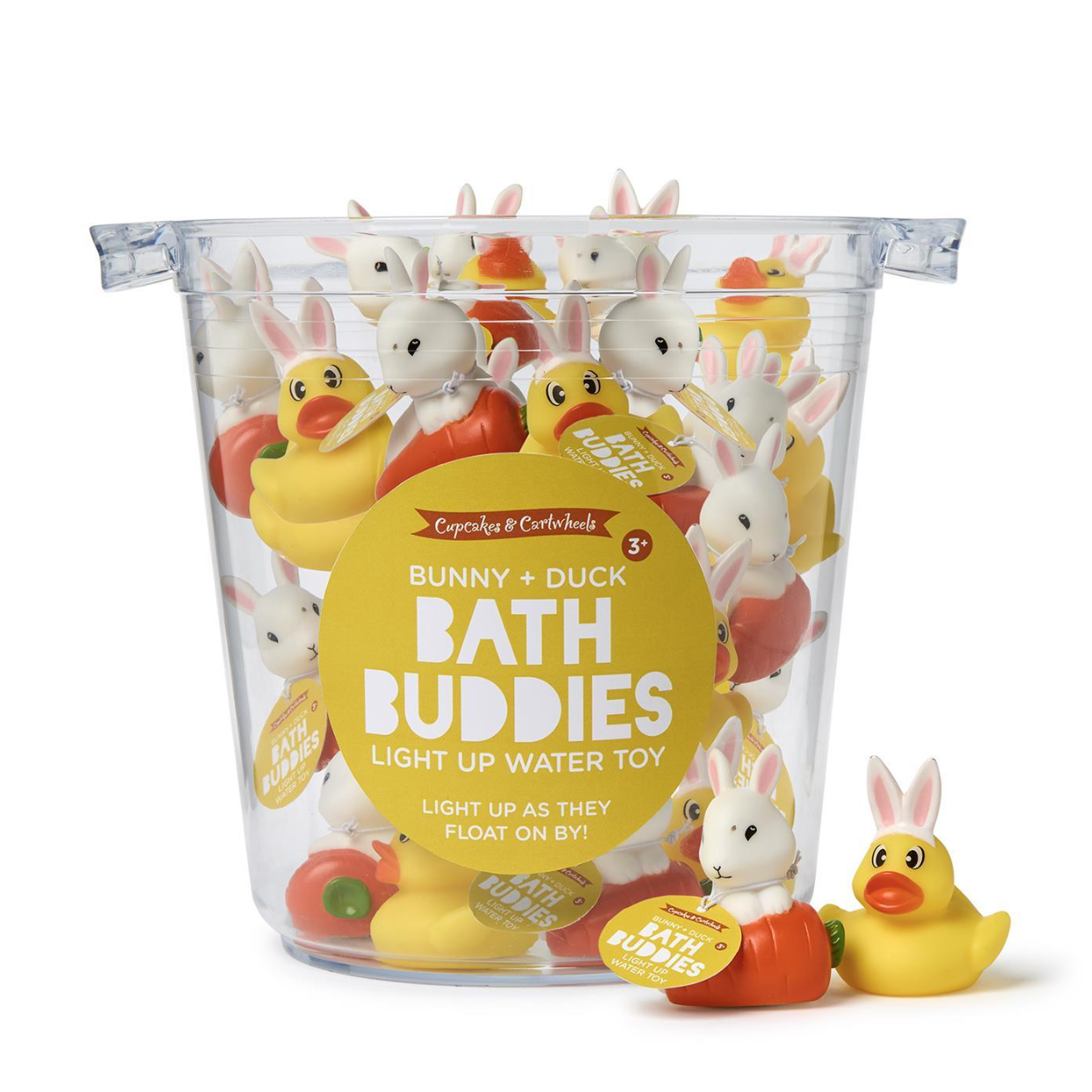 Cupcakes & Cartwheels Bunny & Duck Bath Buddies - Assorted-CUPCAKES & CARTWHEELS-Little Giant Kidz