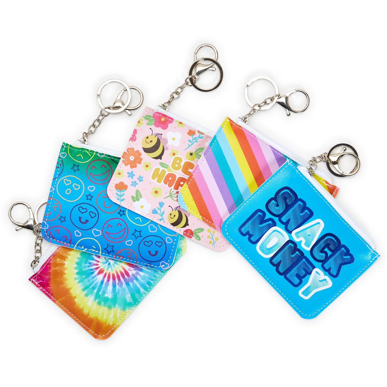 Cupcakes & Cartwheels Coin Pouch with ID Window and Ring Attachment-CUPCAKES & CARTWHEELS-Little Giant Kidz