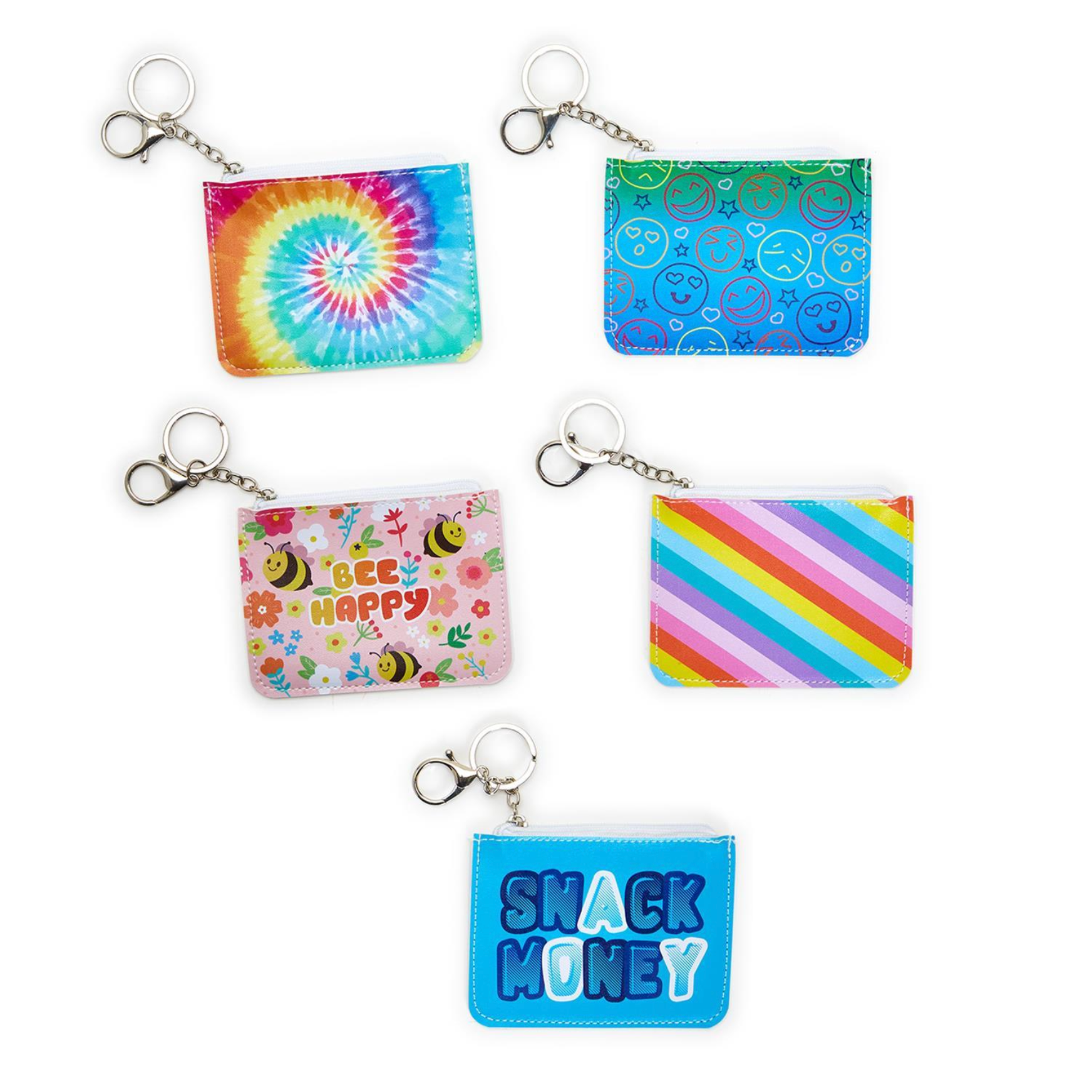 Cupcakes & Cartwheels Coin Pouch with ID Window and Ring Attachment-CUPCAKES & CARTWHEELS-Little Giant Kidz