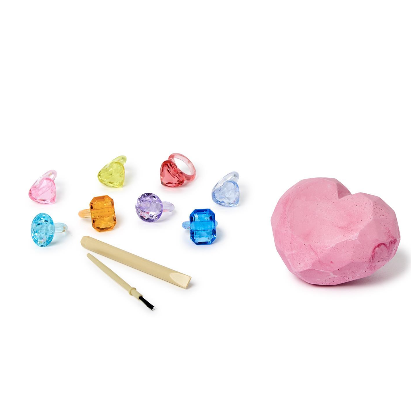 Cupcakes & Cartwheels Heart Surprise Treasure Dig Excavation Kit-CUPCAKES & CARTWHEELS-Little Giant Kidz