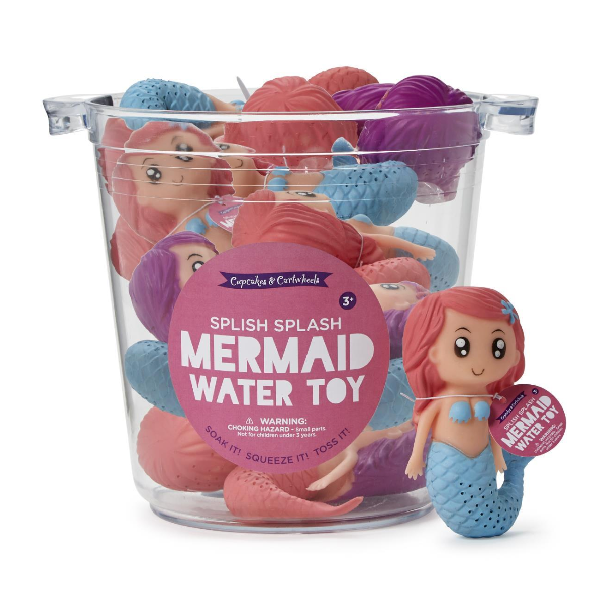 Cupcakes & Cartwheels Mermaid Water Toy-CUPCAKES & CARTWHEELS-Little Giant Kidz