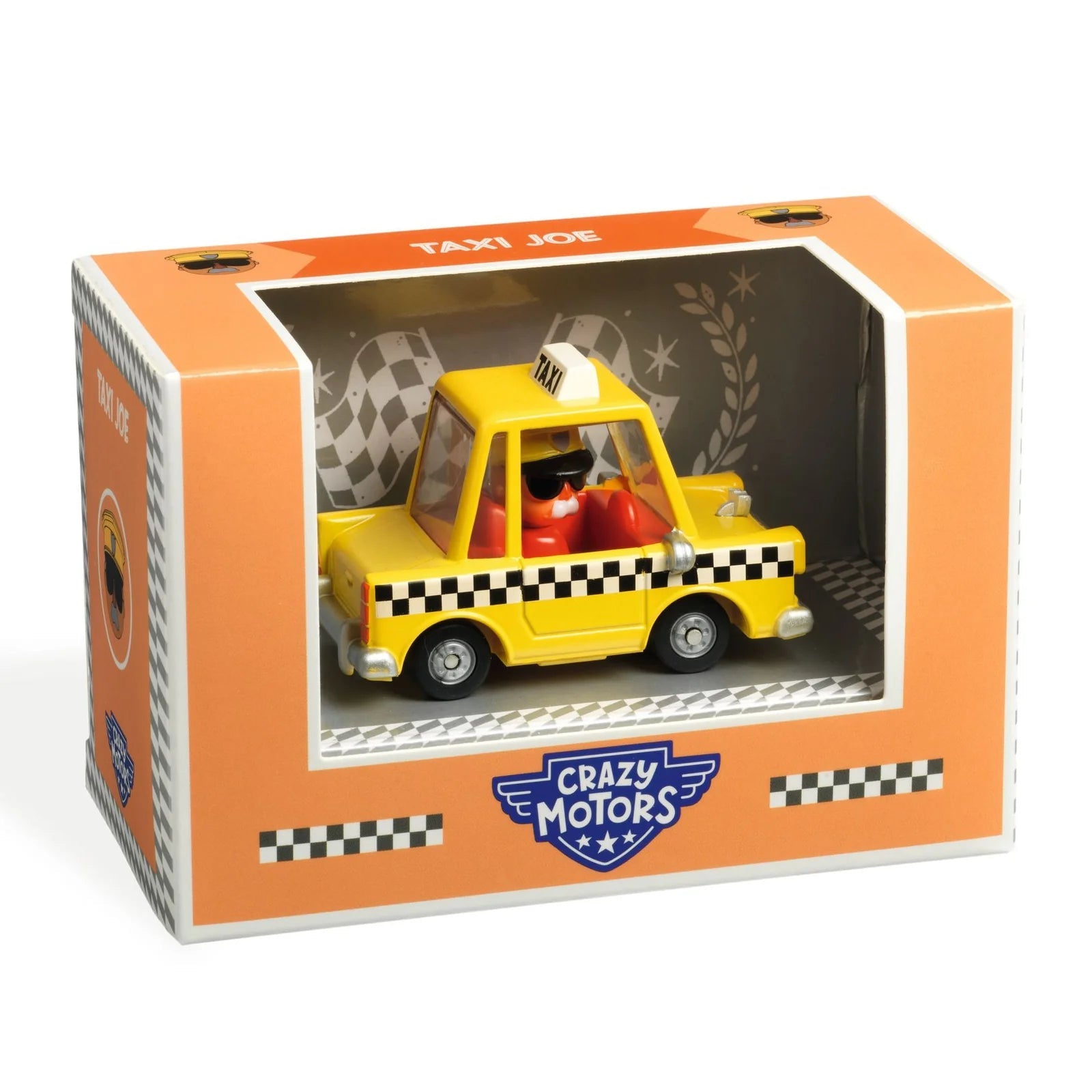 DJECO Crazy Motors Car - Taxi Joe-DJECO-Little Giant Kidz