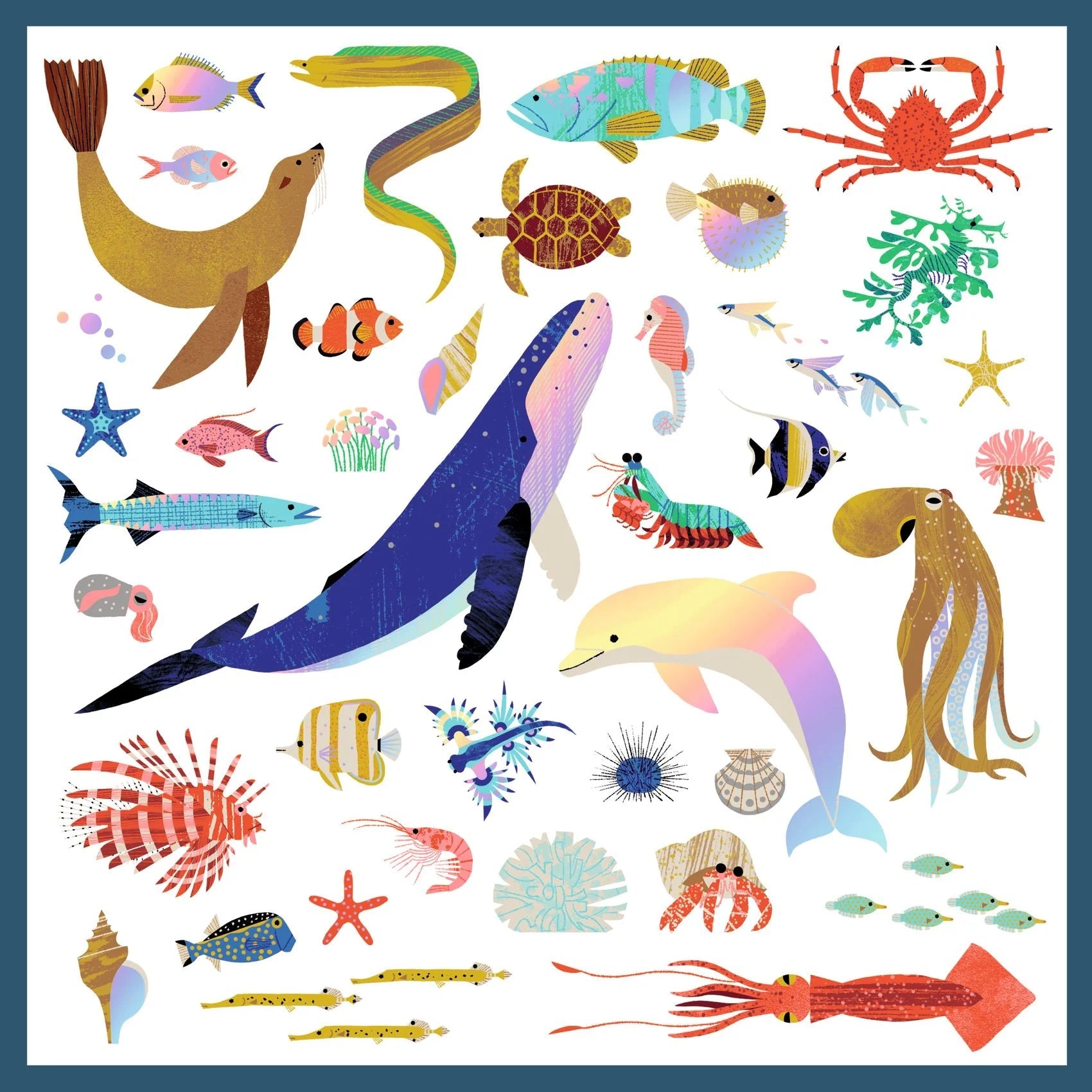 DJECO Metallic Sticker Collection - Ocean-DJECO-Little Giant Kidz