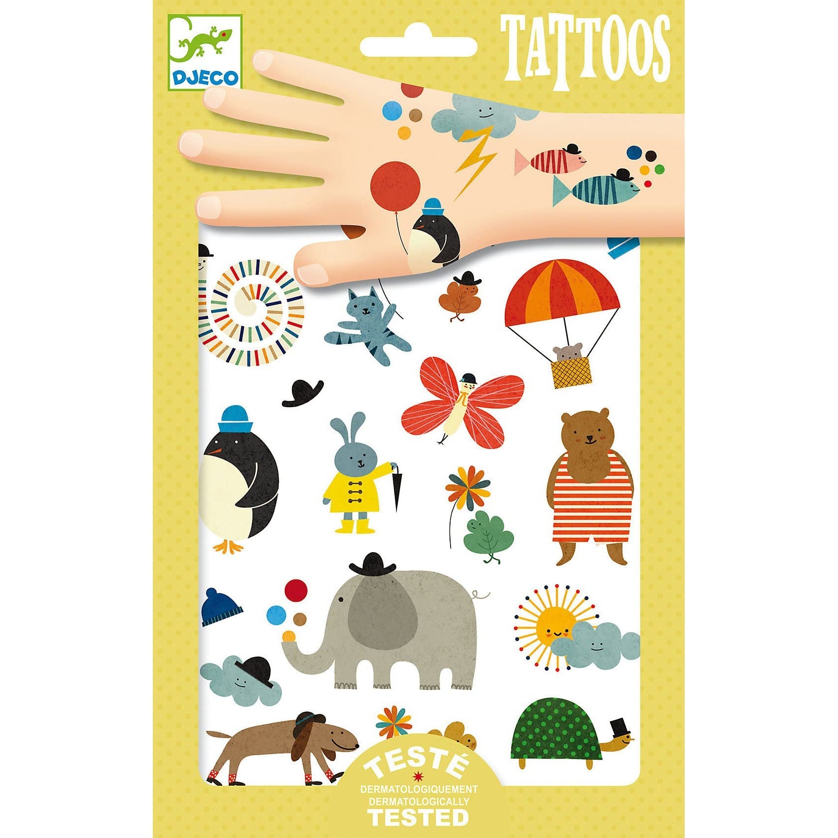 DJECO Temporary Tattoos Pretty Little Things-DJECO-Little Giant Kidz