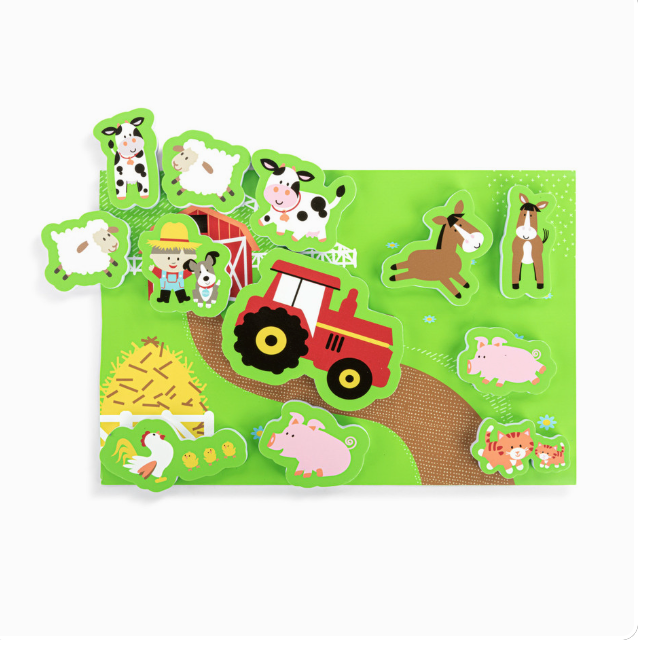 Demdaco Bath Playset - Barnyard Friends-DEMDACO-Little Giant Kidz