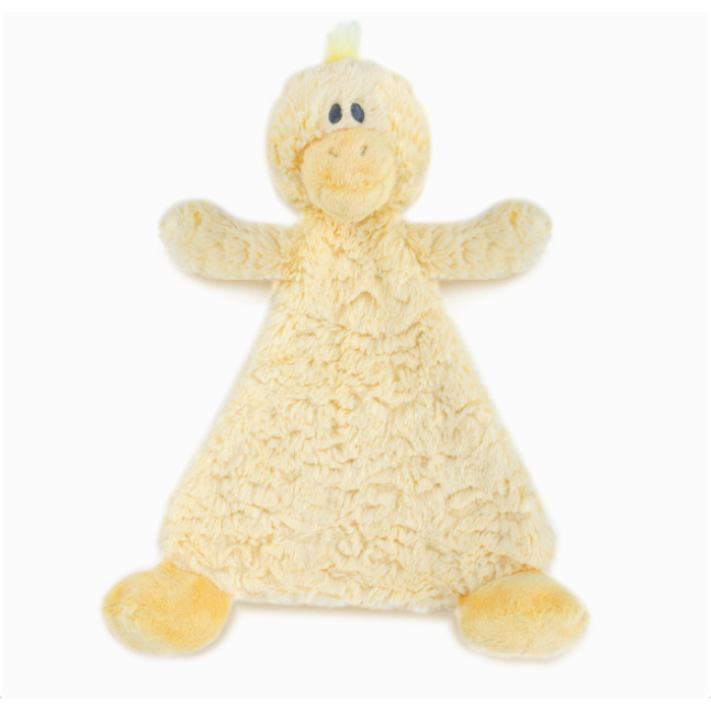 Demdaco Daddles Duck Rattle Blankie-DEMDACO-Little Giant Kidz