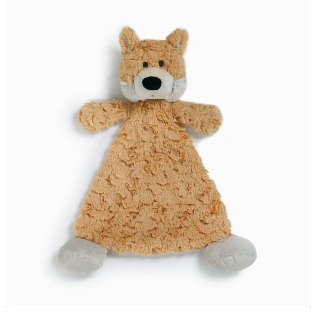 Demdaco Fitzgerald Fox Rattle Blankie-DEMDACO-Little Giant Kidz