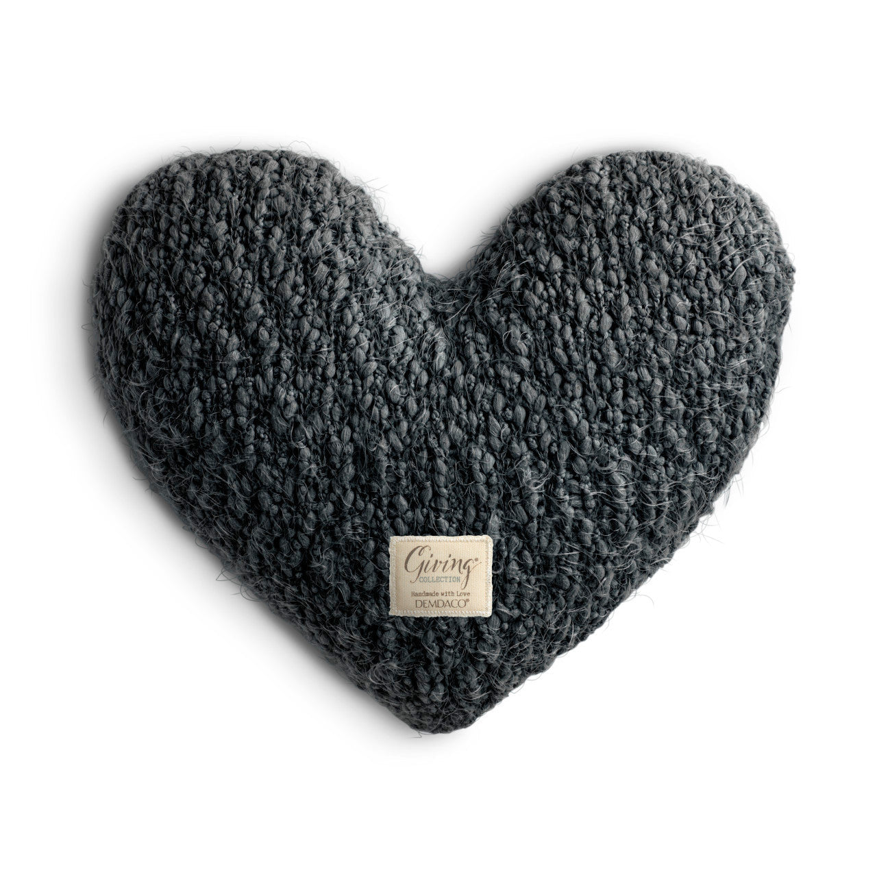 Giving heart outlet pillow