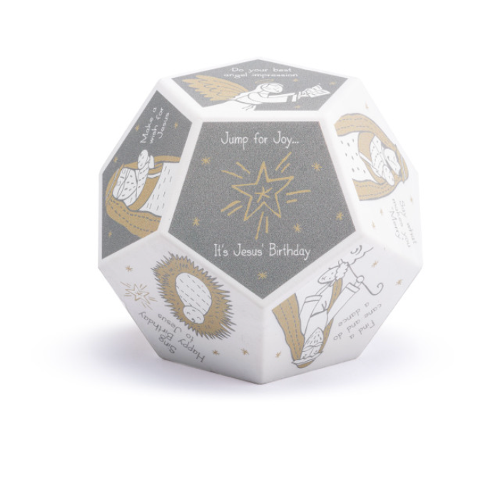 Demdaco Happy Birthday Jesus 12 Sided Foam Dice-DEMDACO-Little Giant Kidz