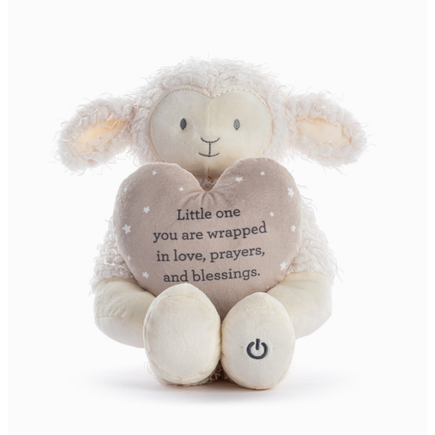 Demdaco Mechanical Plush Lamb - Faith-Demdaco-Little Giant Kidz