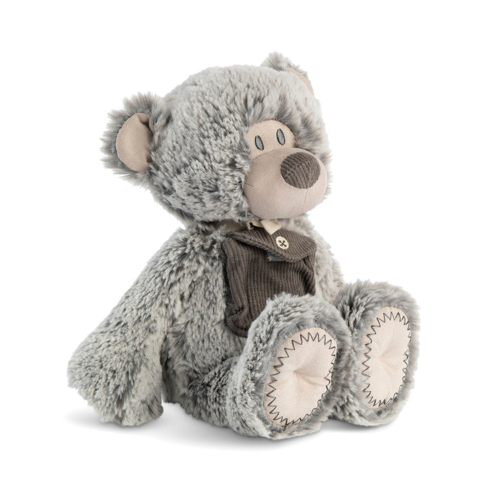 Demdaco Pocket Prayer Bear 11" - Gray-DEMDACO-Little Giant Kidz