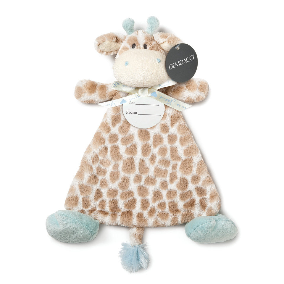 Demdaco Rattle Blankie - Colby Giraffe-DEMDACO-Little Giant Kidz