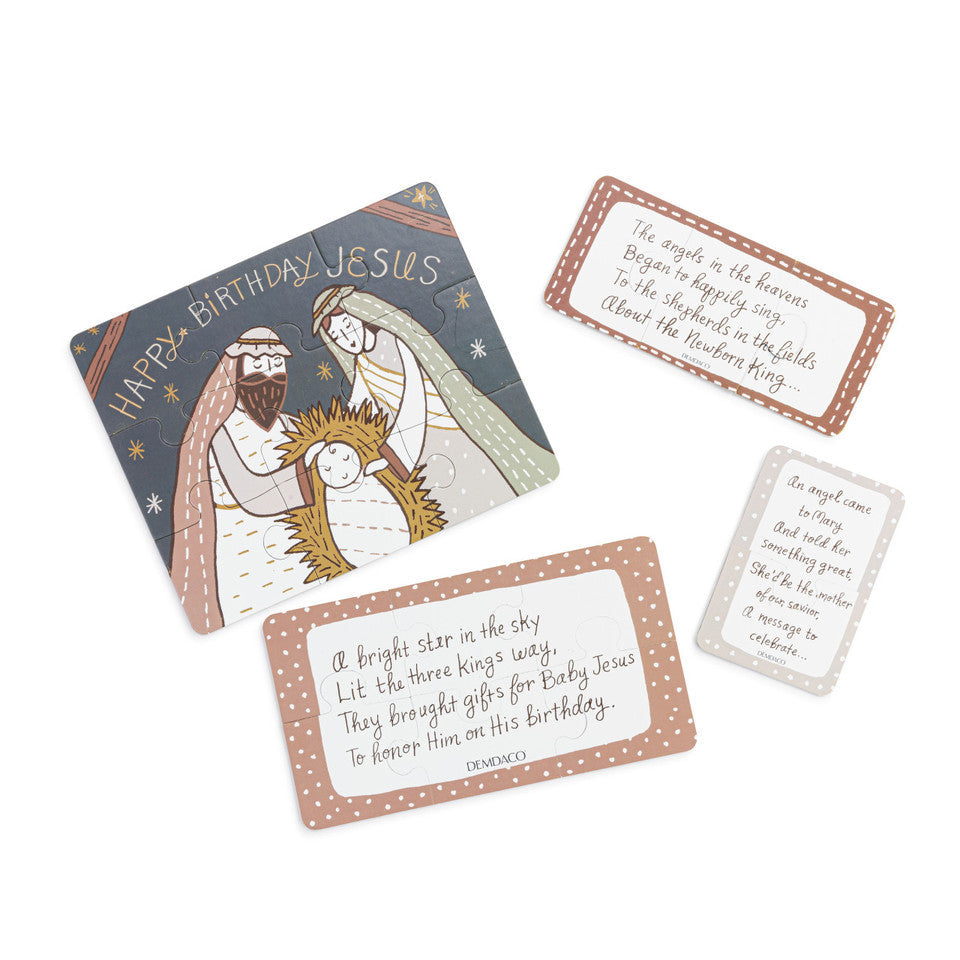 Demdaco Story Puzzle - Nativity Journey-DEMDACO-Little Giant Kidz