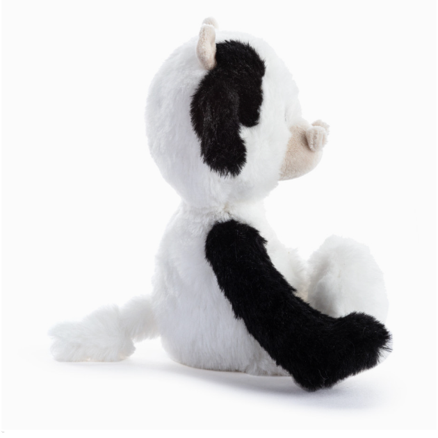 Demdaco Tinies Black and White Cow-DEMDACO-Little Giant Kidz