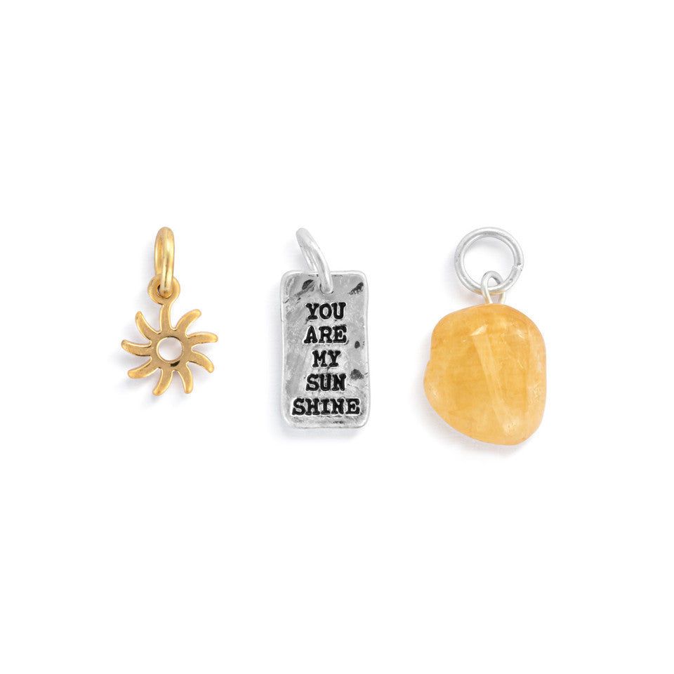 Demdaco Your Journey Charms Set of 3 - You Are My Sunshine-DEMDACO-Little Giant Kidz