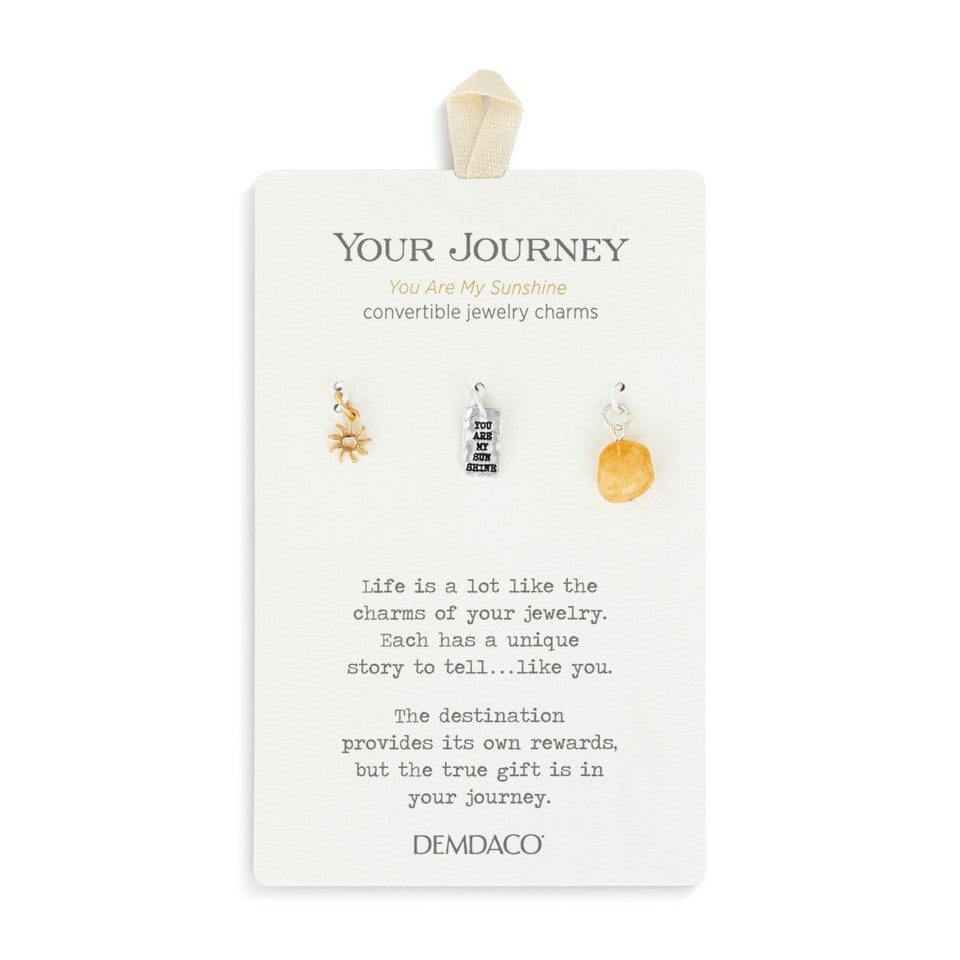 Demdaco Your Journey Charms Set of 3 - You Are My Sunshine-DEMDACO-Little Giant Kidz