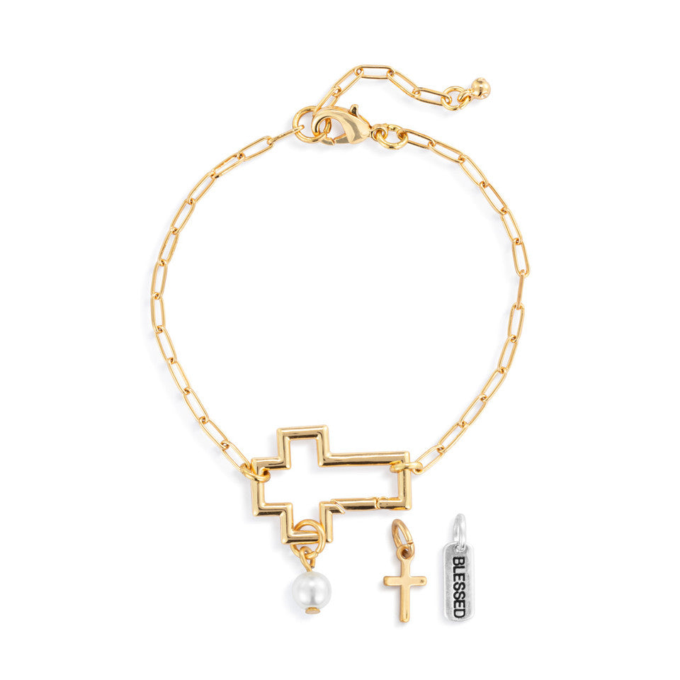 Demdaco Your Journey Faith Bracelet Jewelry Set - Gold-DEMDACO-Little Giant Kidz