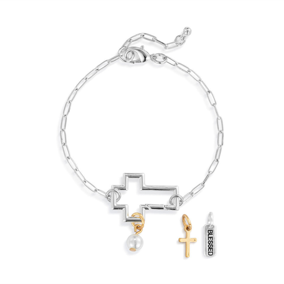 Demdaco Your Journey Faith Bracelet Jewelry Set - Silver-DEMDACO-Little Giant Kidz