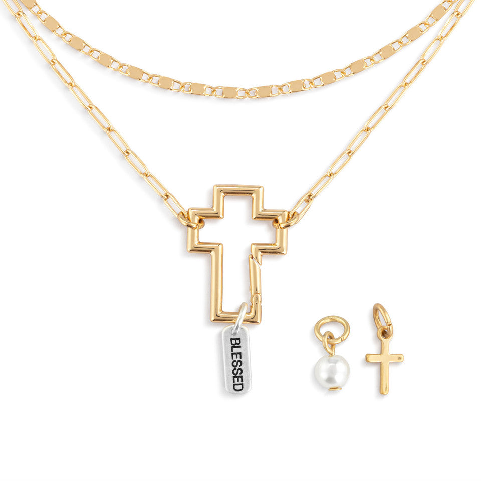 Demdaco Your Journey Faith Necklace Jewelry Set - Gold-DEMDACO-Little Giant Kidz