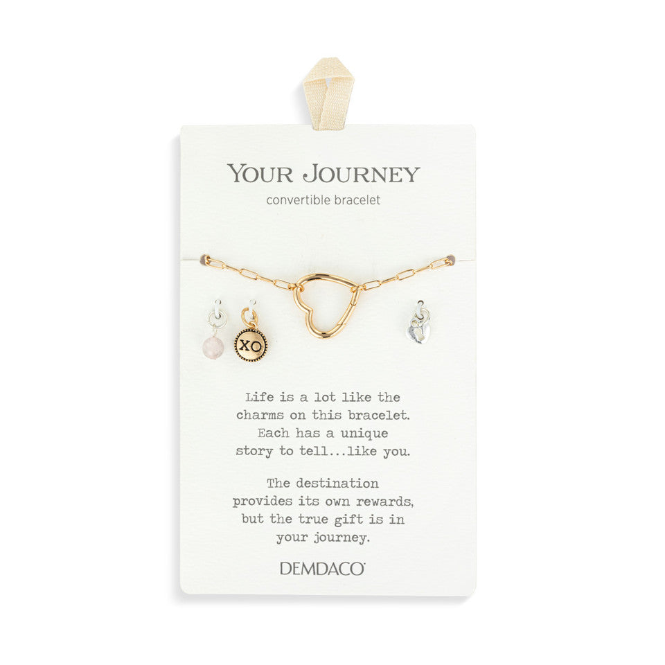 Demdaco Your Journey Love Bracelet Jewelry Set - Gold-DEMDACO-Little Giant Kidz