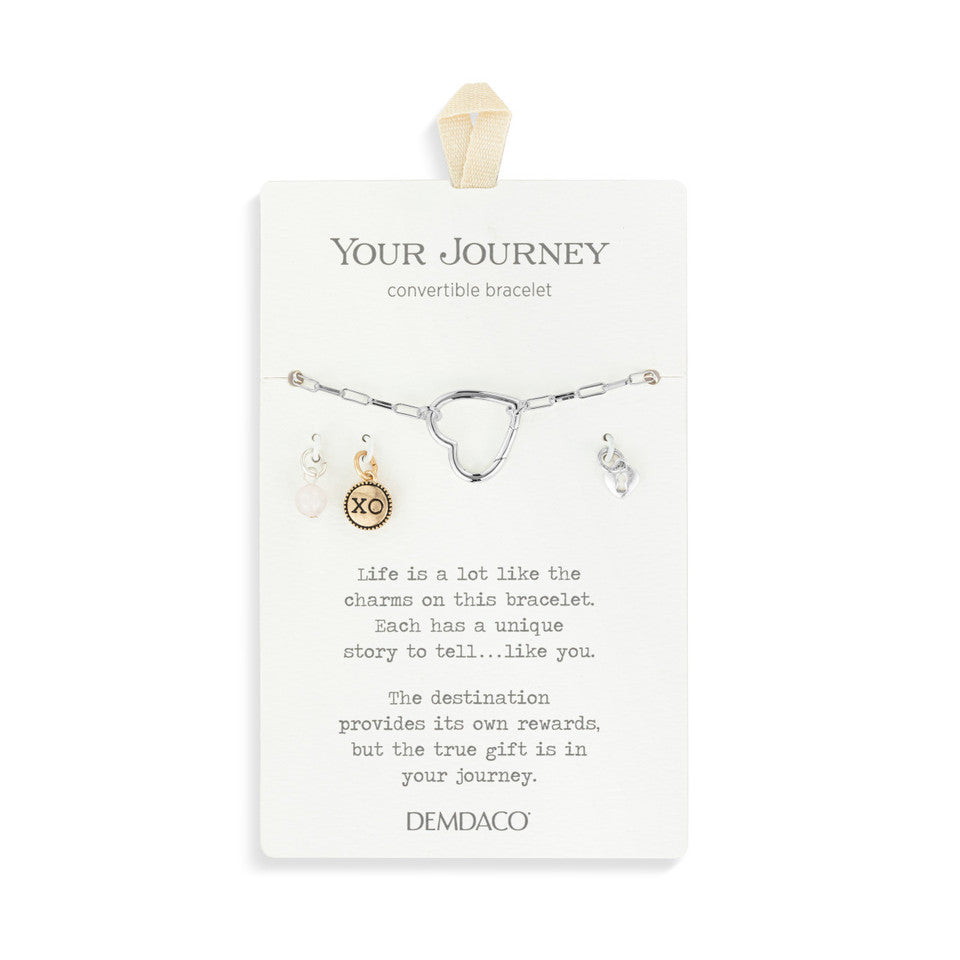 Demdaco Your Journey Love Bracelet Jewelry Set - Silver-DEMDACO-Little Giant Kidz