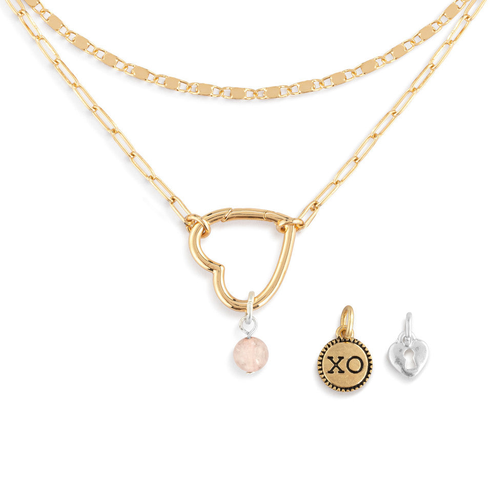 Demdaco Your Journey Love Necklace Jewelry Set - Gold-DEMDACO-Little Giant Kidz