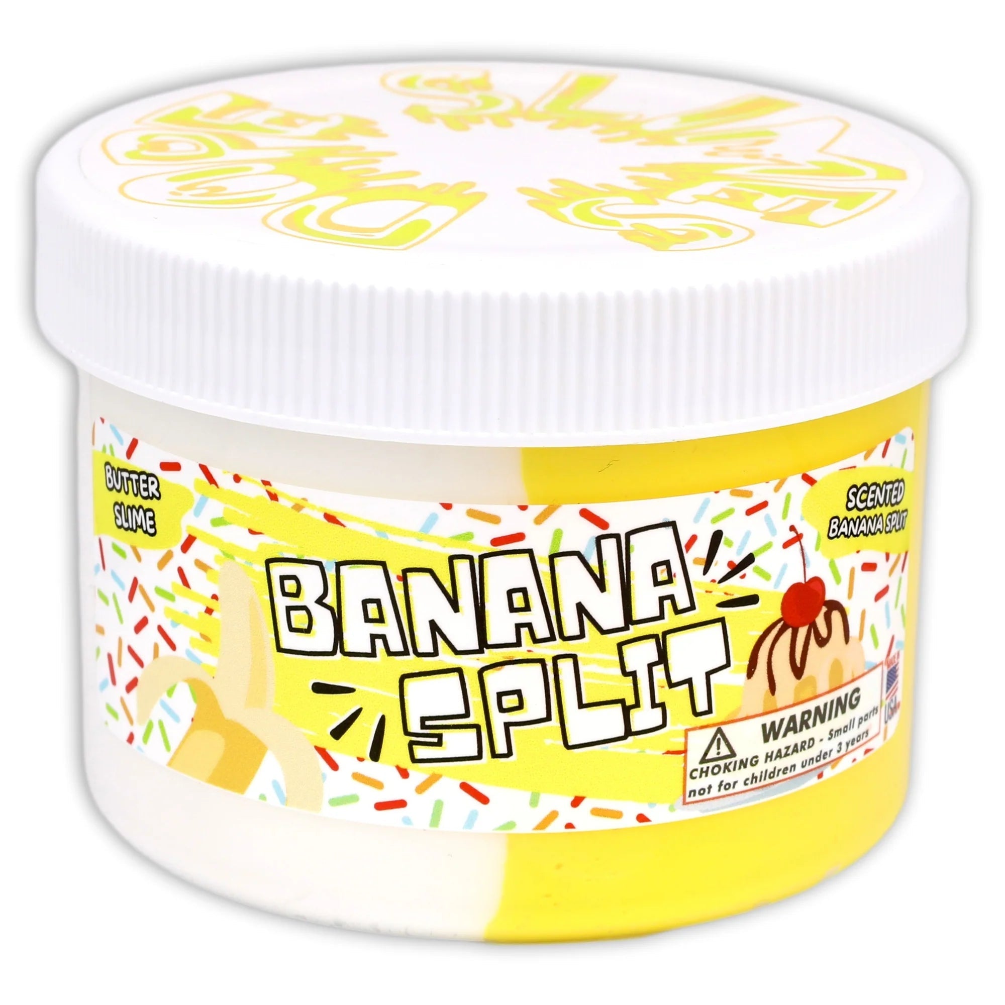 Dope Slimes Banana Split Scented Butter Slime-Dope Slimes-Little Giant Kidz