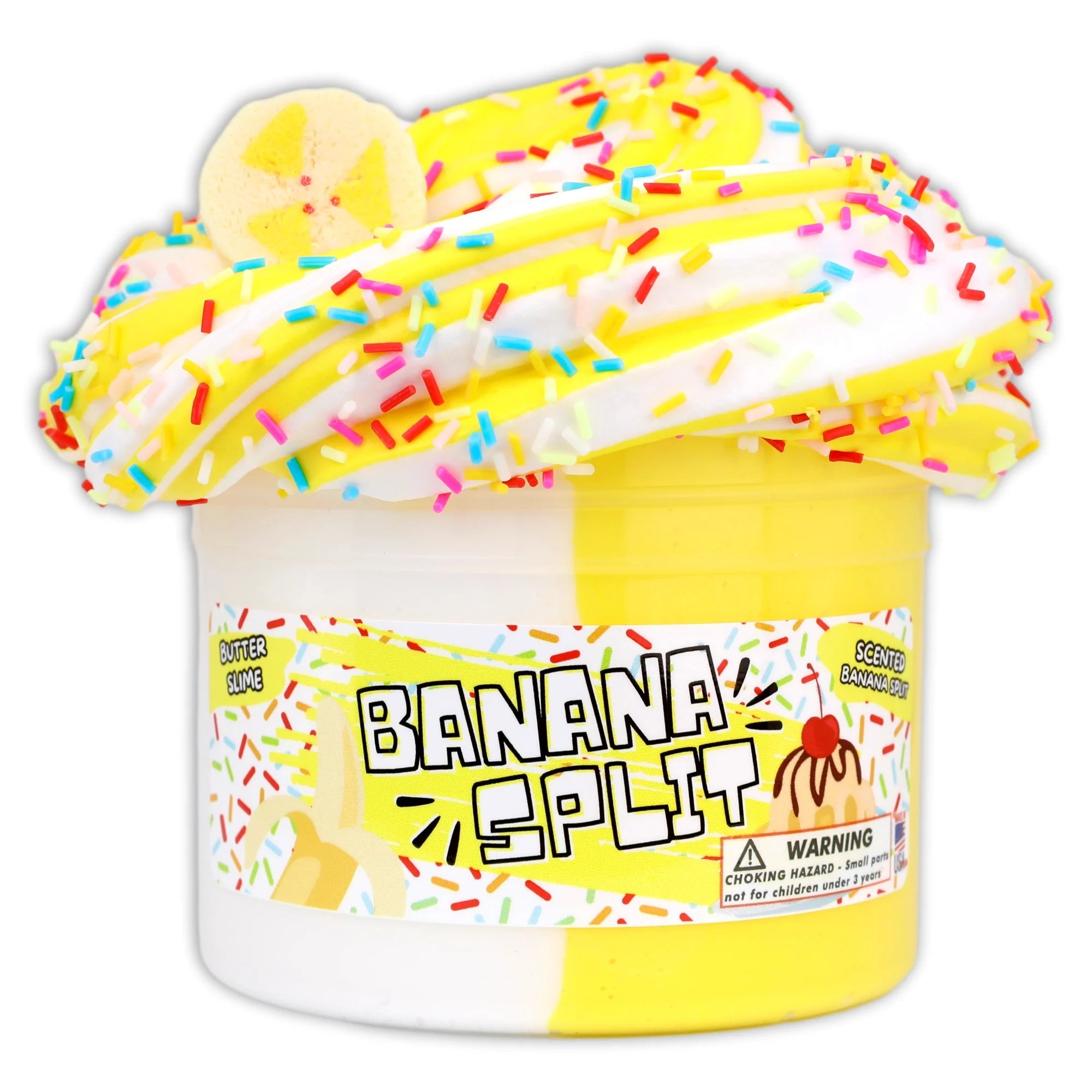 Dope Slimes Banana Split Scented Butter Slime-Dope Slimes-Little Giant Kidz