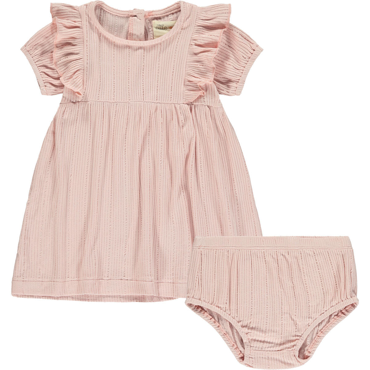 Ettie + H Pale Pink Kitty Dress-Ettie + H-Little Giant Kidz