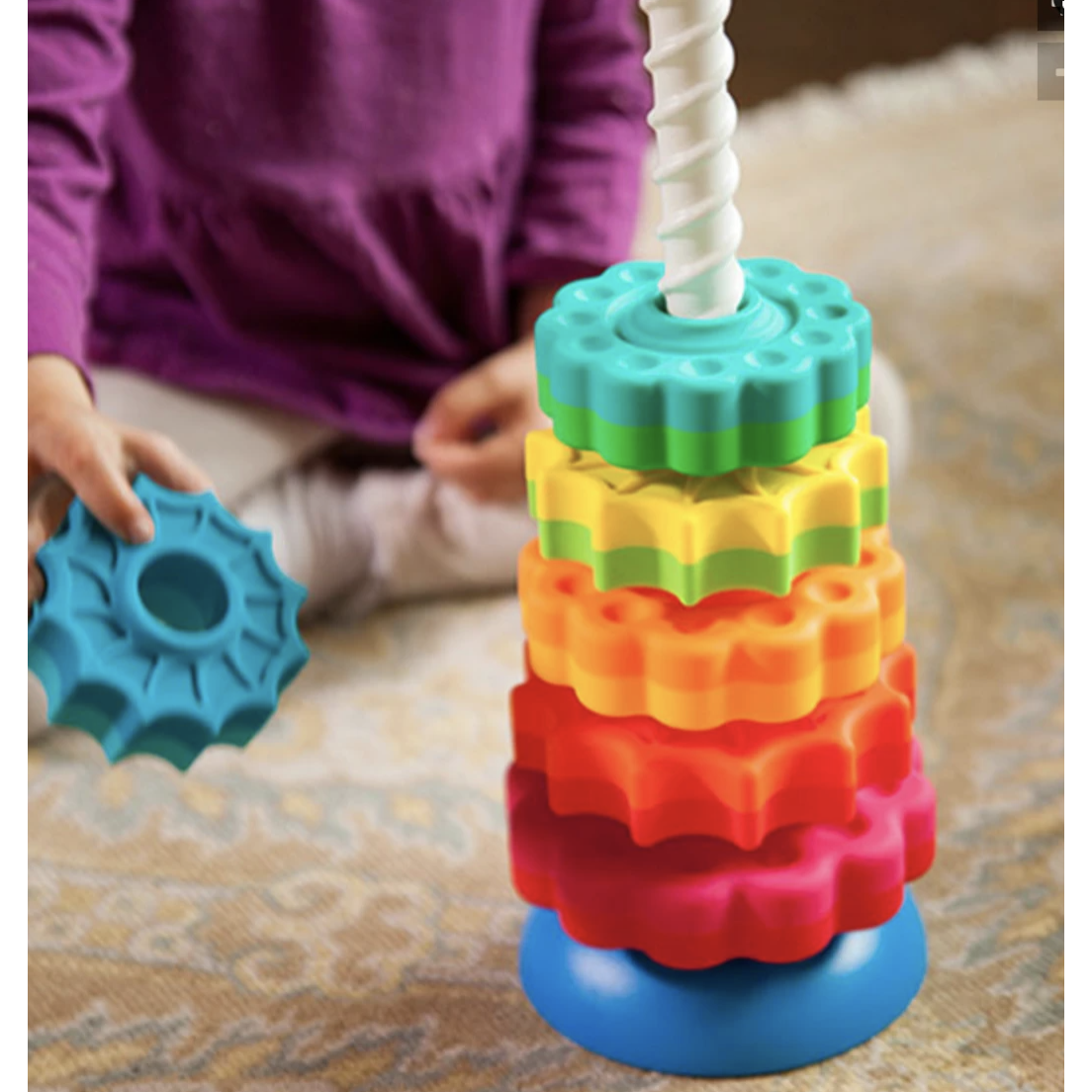 Fat Brain SpinAgain - Stacking Toy with a Spin-FATBRAIN-Little Giant Kidz