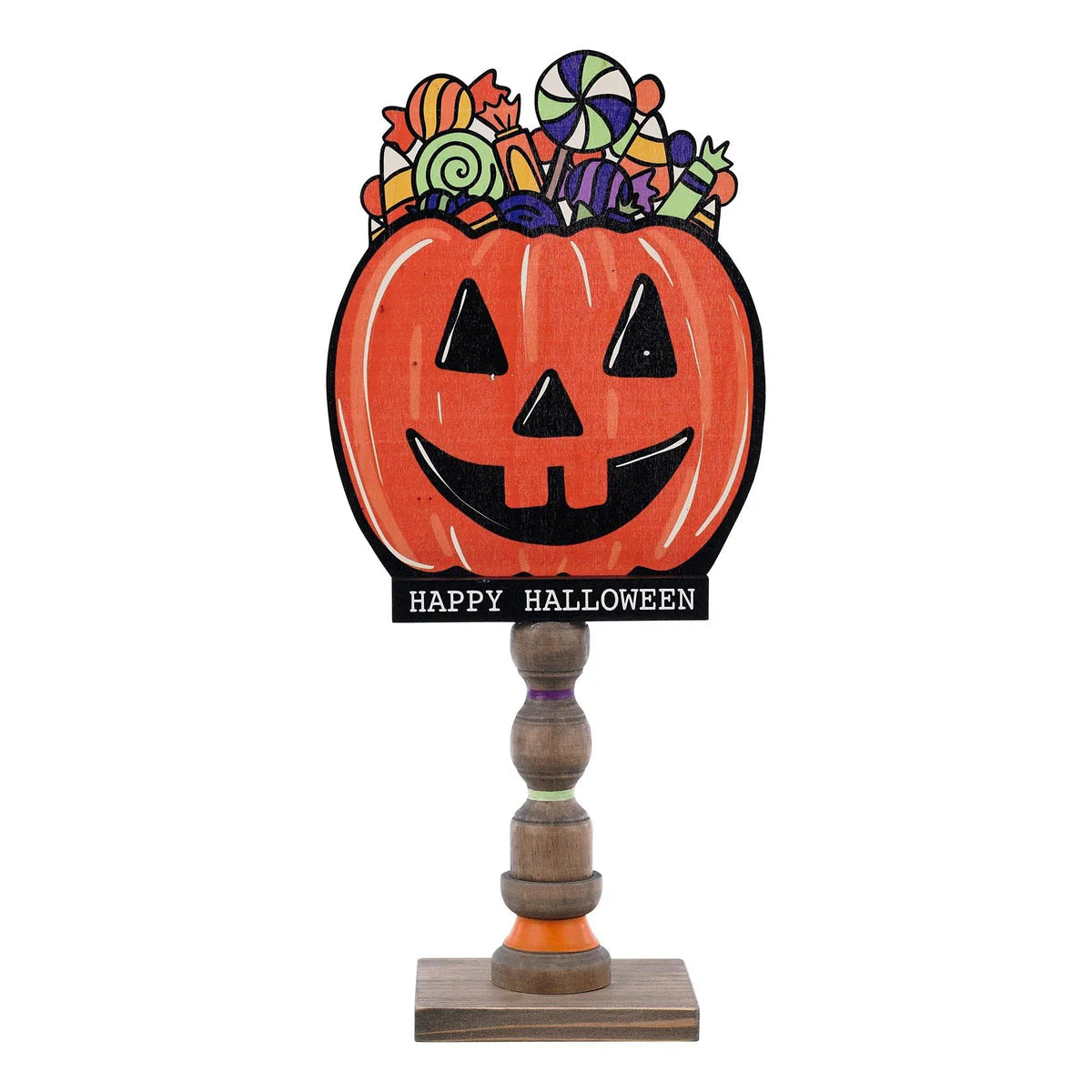 Glory Haus Happy Halloween Wood Stand-GLORY HAUS-Little Giant Kidz