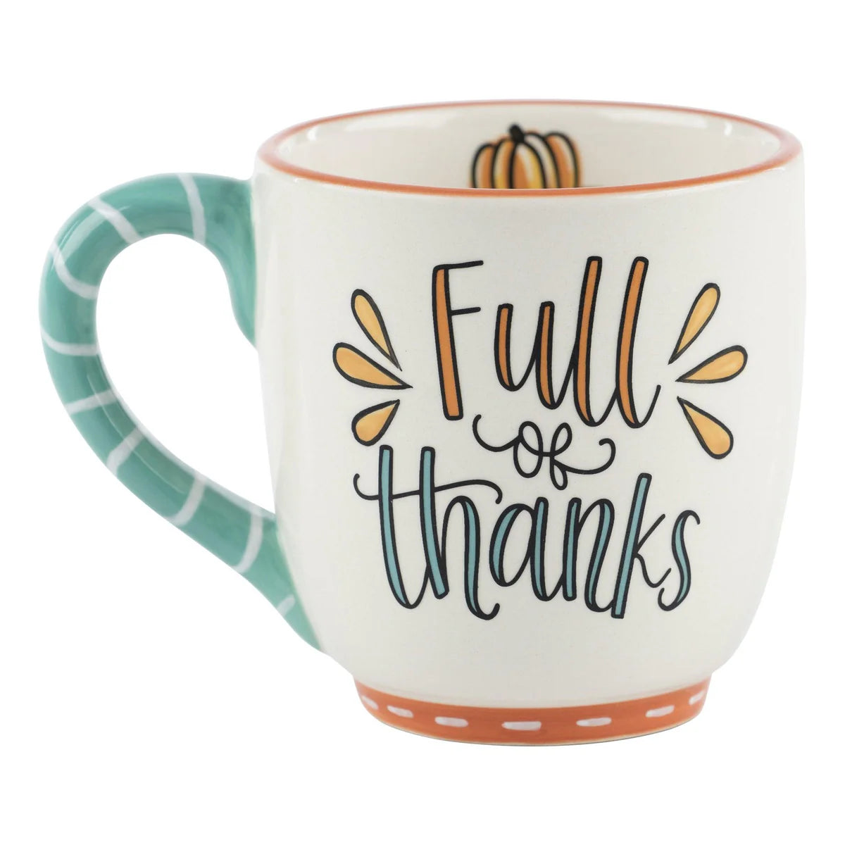 Glory Haus Mug - Full of Thanks Turkey Mug-GLORY HAUS-Little Giant Kidz