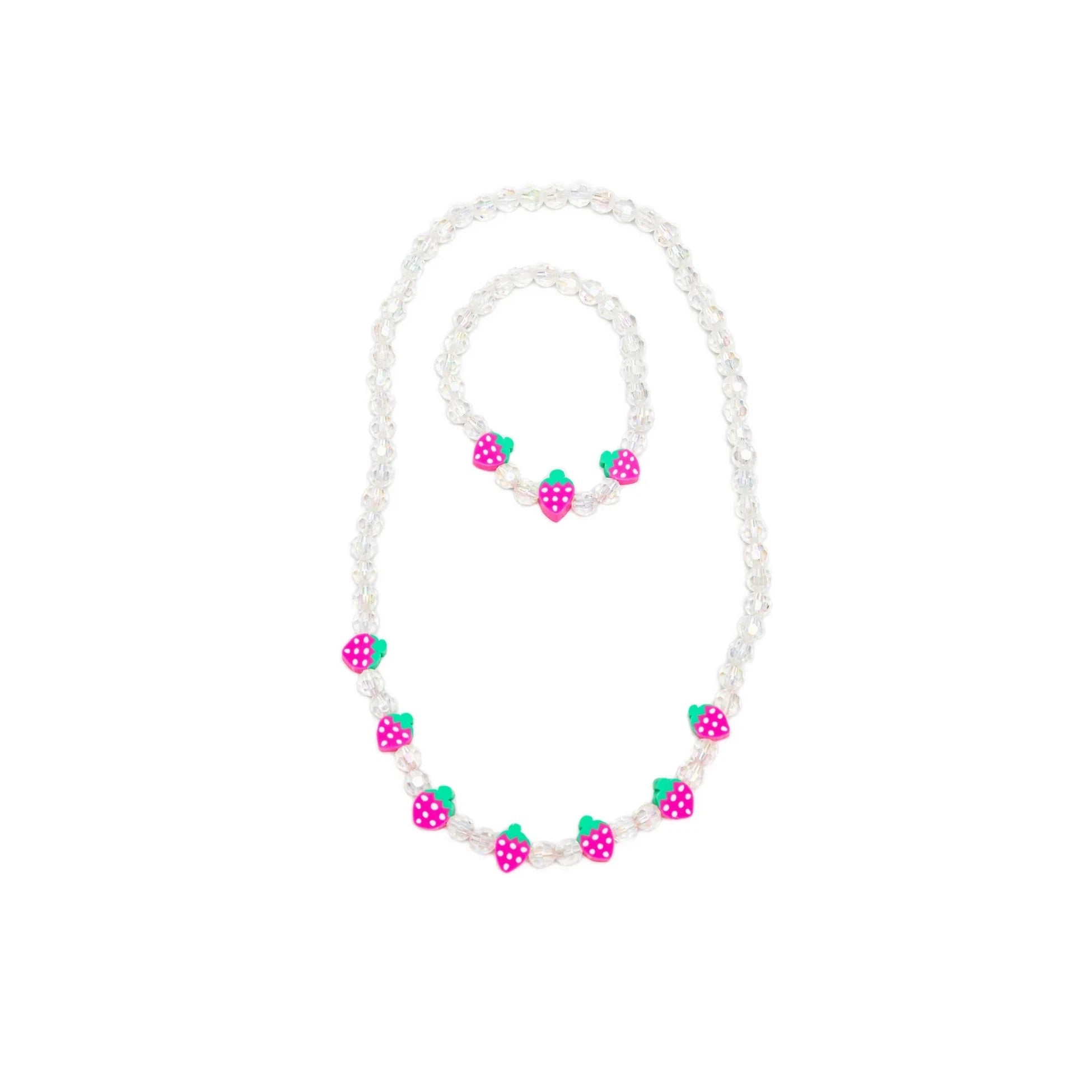 Great Pretenders Berry Beautiful Necklace & Bracelet Set-Great Pretenders-Little Giant Kidz