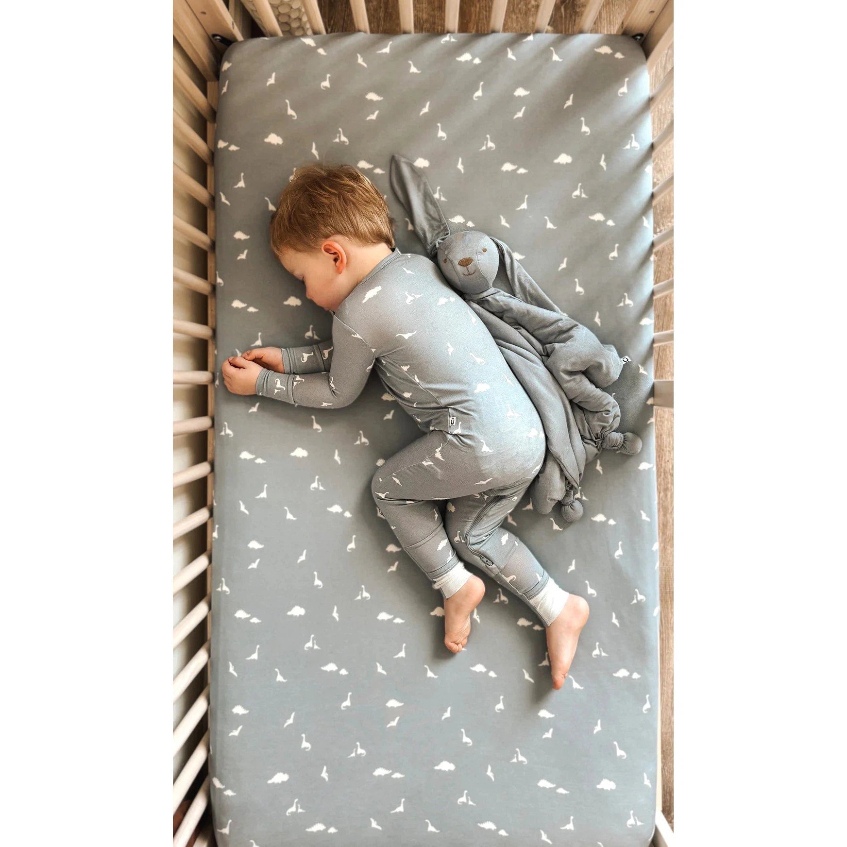 Gunamuna Dino Crib Sheet-GUNAMUNA-Little Giant Kidz