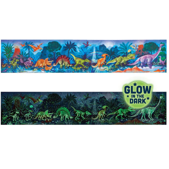 Hape Dinosaurs Puzzle- Glow in the Dark-HAPE-Little Giant Kidz