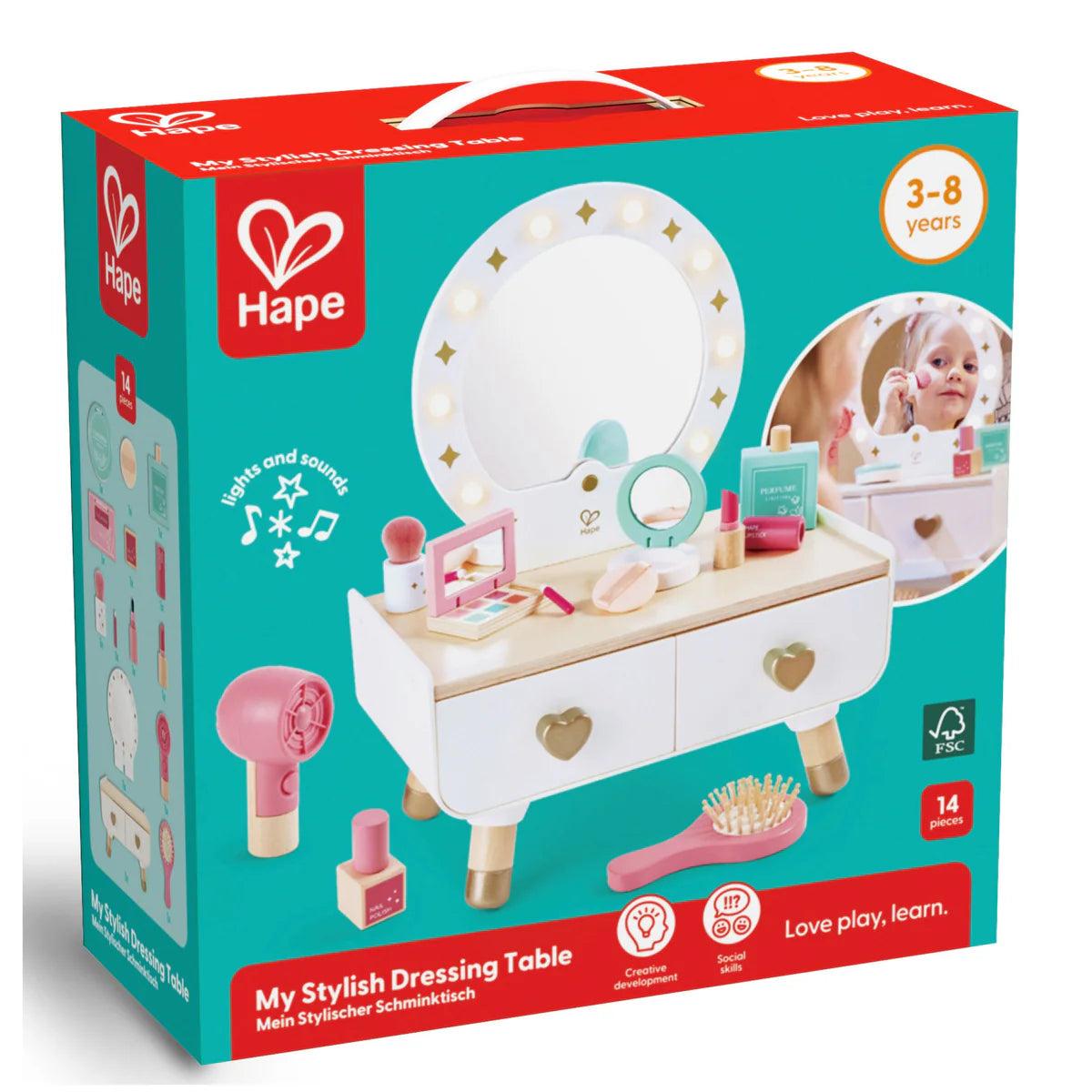 Hape Stylish Dressing Table-HAPE-Little Giant Kidz