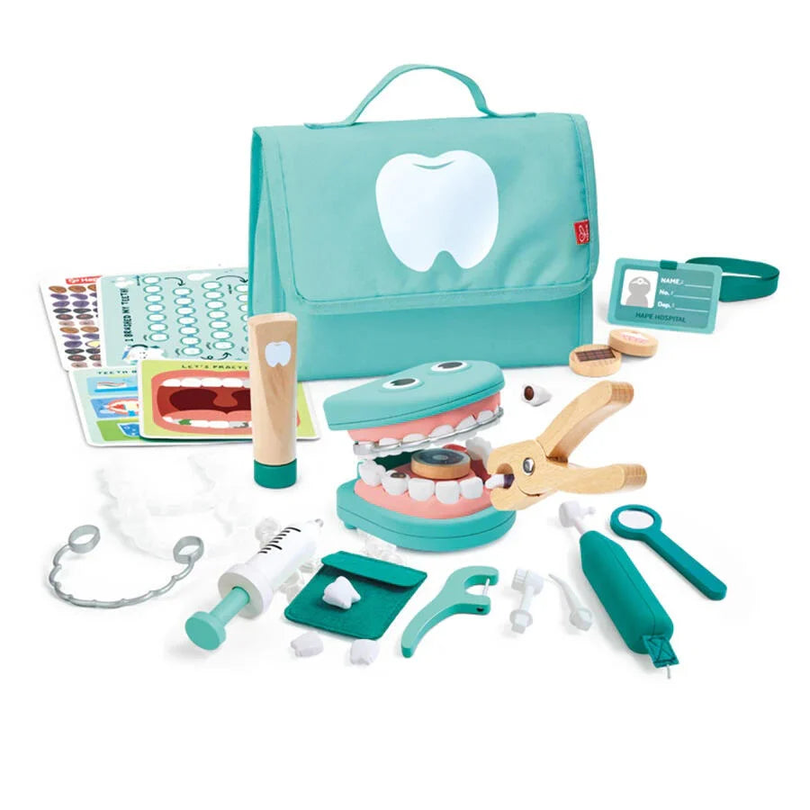 Hape Super Smile Dental Clinic Set-HAPE-Little Giant Kidz