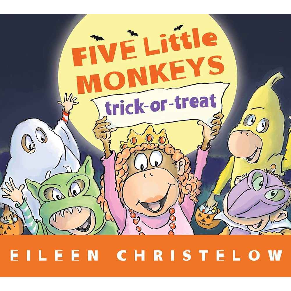 Harper Collins: Five Little Monkeys Trick-or-Treat Board Book-HARPER COLLINS PUBLISHERS-Little Giant Kidz