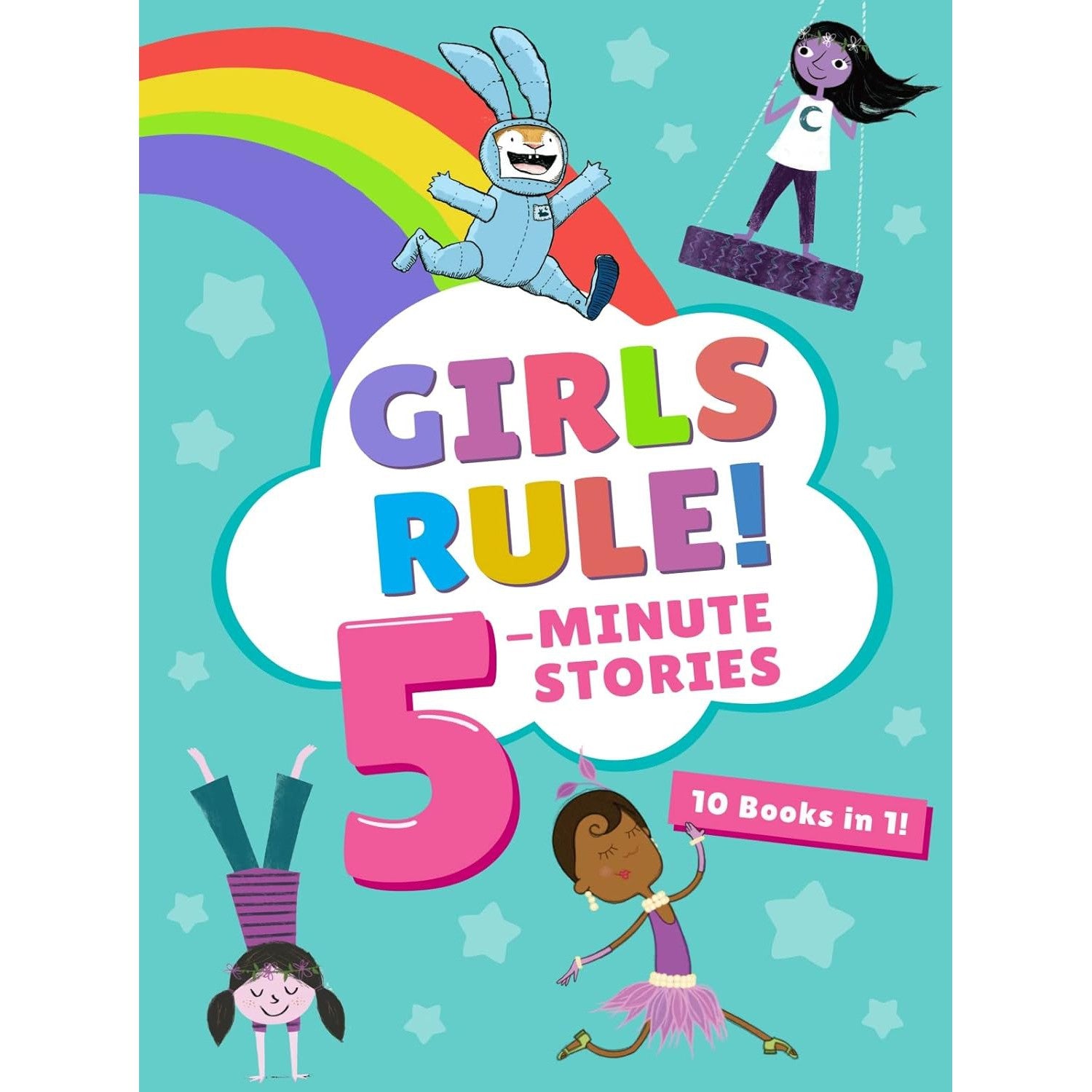 Harper Collins: Girls Rule! 5-Minute Stories (Hardcover Book)-HARPER COLLINS PUBLISHERS-Little Giant Kidz