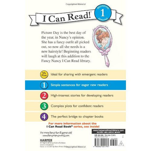 Harper Collins: I Can Read Level 1: Fancy Nancy: Hair Dos and Hair Don'ts-HARPER COLLINS PUBLISHERS-Little Giant Kidz