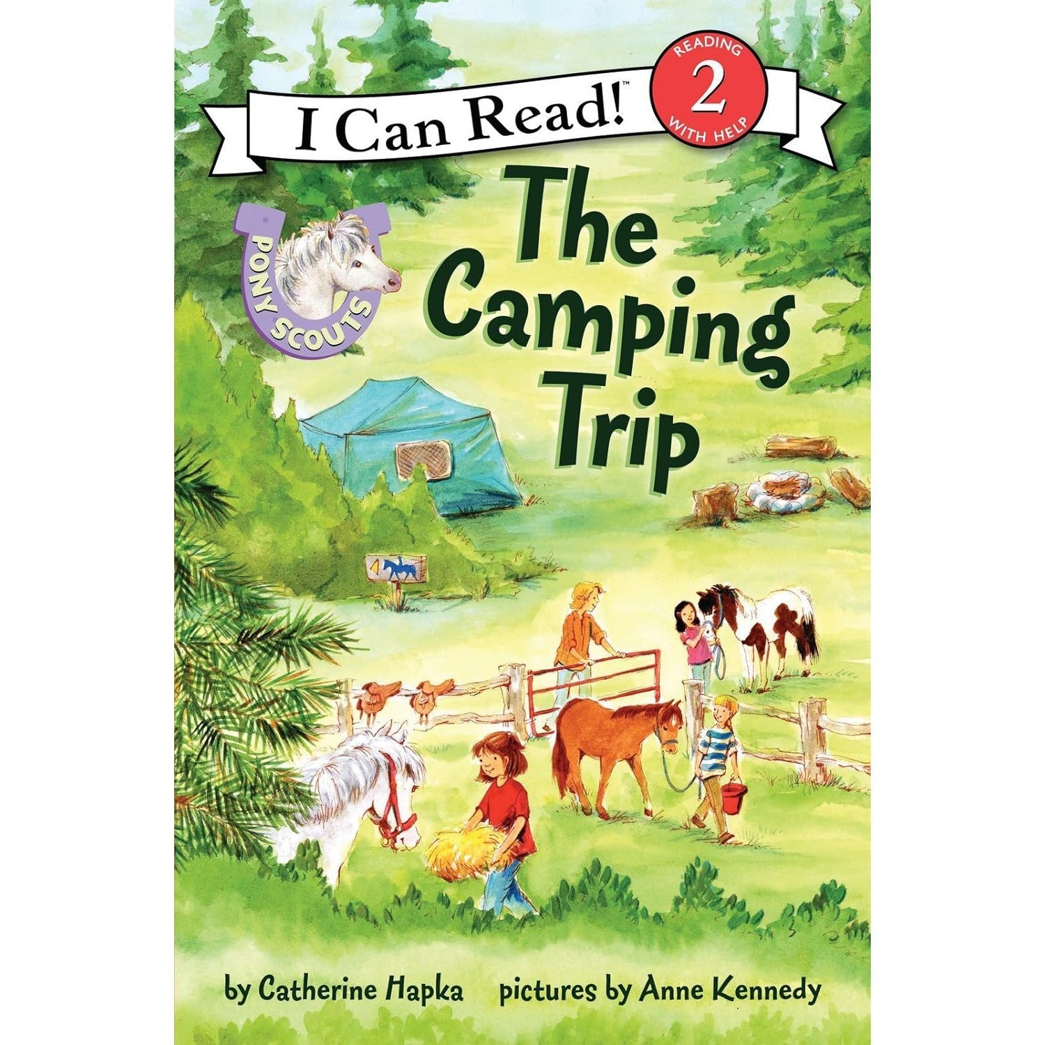 Harper Collins: I Can Read Level 2: Pony Scouts: The Camping Trip-HARPER COLLINS PUBLISHERS-Little Giant Kidz