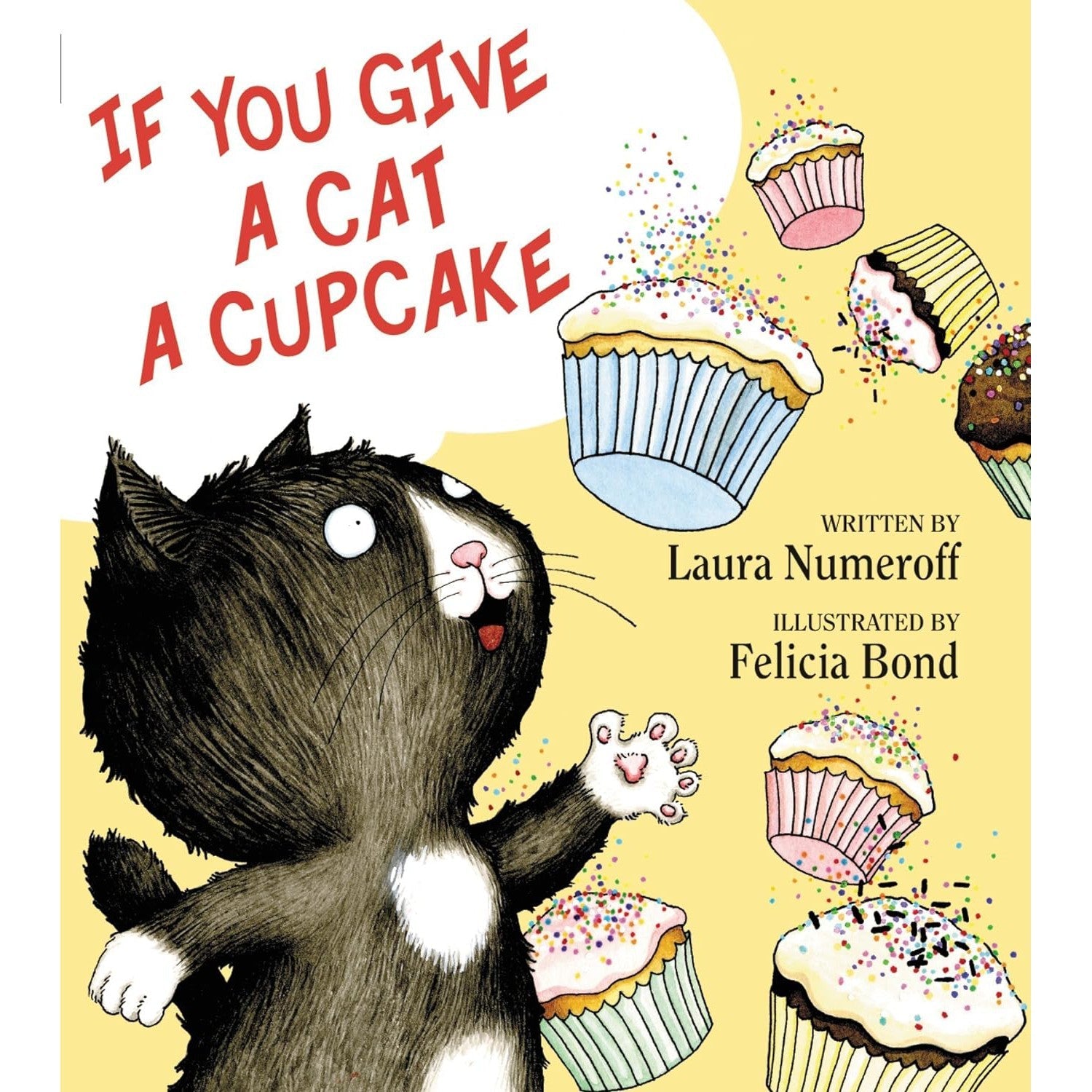 Harper Collins: If You Give A Cat A Cupcake (Hardcover Book)-HARPER COLLINS PUBLISHERS-Little Giant Kidz