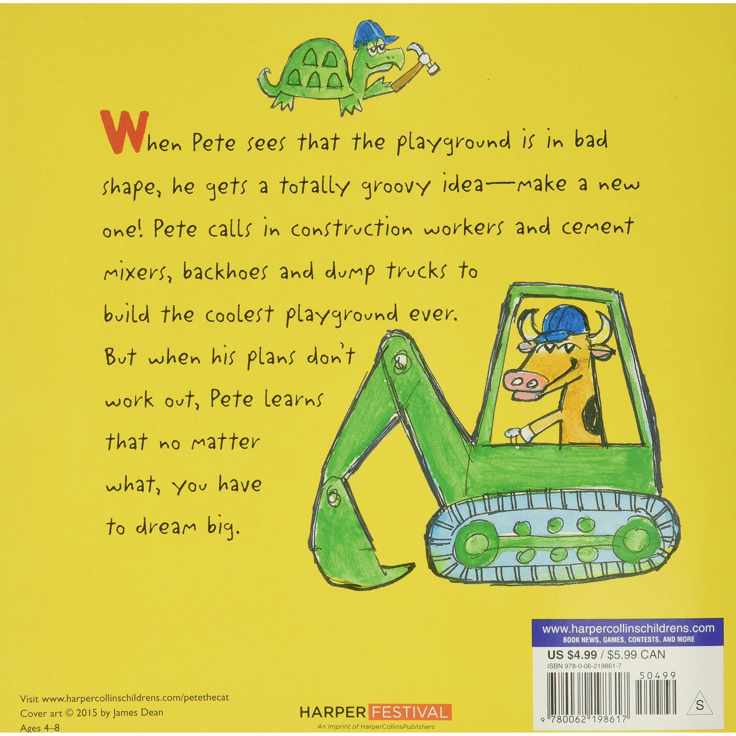 Harper Collins: Pete the Cat: Construction Destruction: Includes Over 30 Stickers! (Paperback Book)-HARPER COLLINS PUBLISHERS-Little Giant Kidz