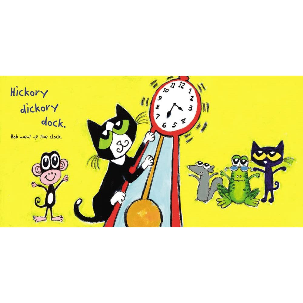 Harper Collins: Pete the Cat: Hickory Dickory Dock (Hardcover Book)-HARPER COLLINS PUBLISHERS-Little Giant Kidz