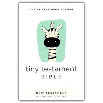 Harper Collins: Tiny New Testament Bible NIV - White-HARPER COLLINS PUBLISHERS-Little Giant Kidz