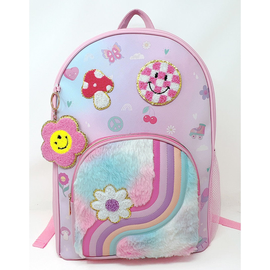 Hot Focus Trendy Backpack + Fun Keychain - Good Day-HOT FOCUS-Little Giant Kidz