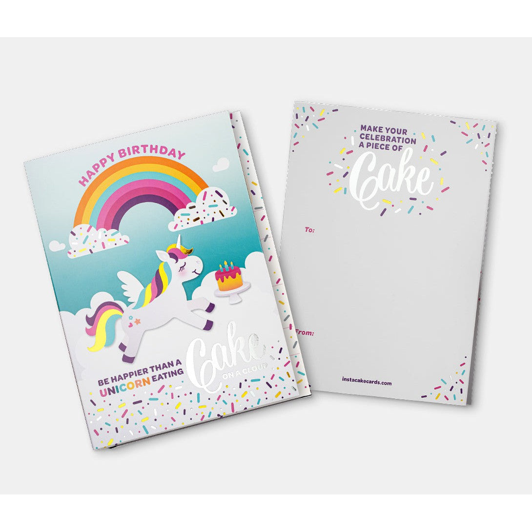 InstaCake Unicorn Cake Card - Confetti Vanilla-InstaCake Cards-Little Giant Kidz