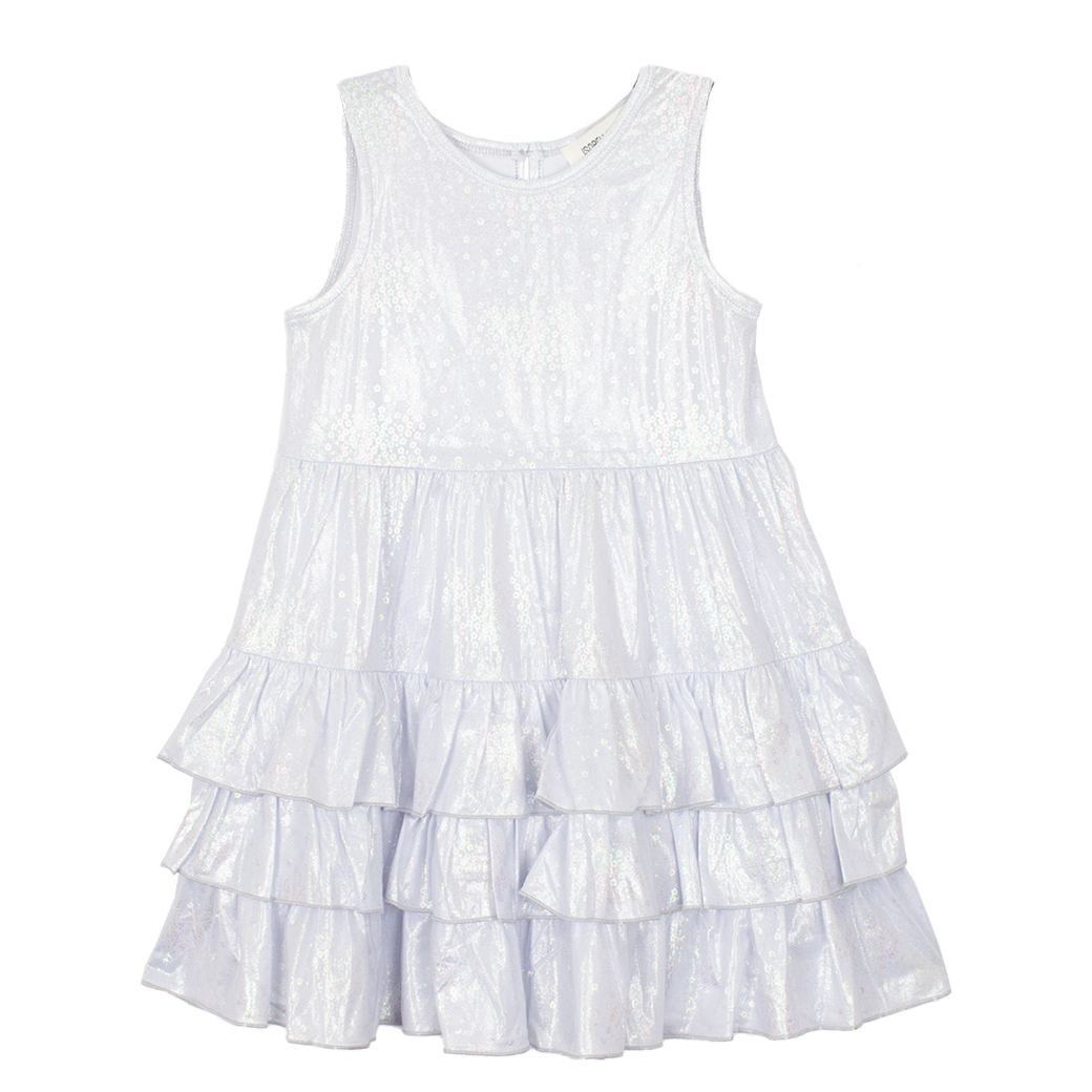 Isobella & Chloe Purple Star Dress-MABEL+HONEY-Little Giant Kidz