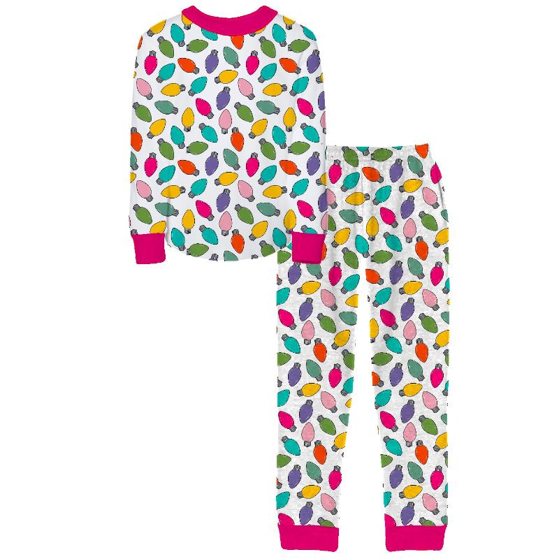 Jane Marie Holiday Lights Kids Pajama Set-JANE MARIE-Little Giant Kidz