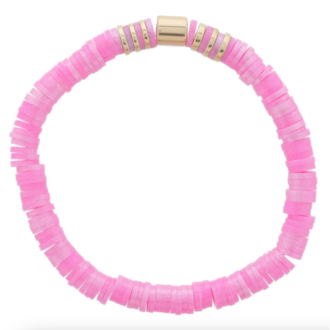 Jane Marie Iridescent Rubber Sequins with Gold Bead Accents-Pink-JANE MARIE-Little Giant Kidz